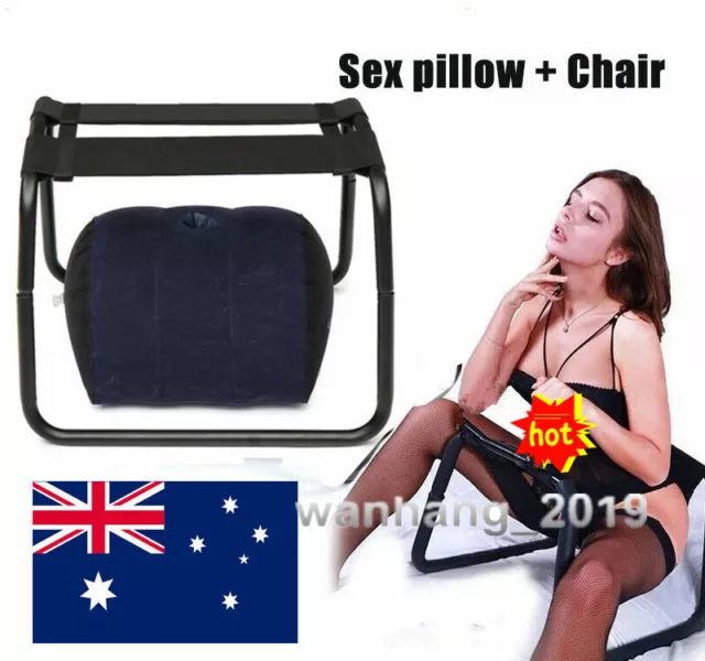 Inflatable Pillow Love Position Stool Furniture Weightless Sex Aid Bouncer Chair