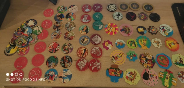 GROS KINI POGS Goku Gohan Dragon Ball Z caps tazo menko cards carte