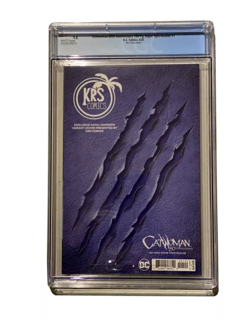 Catwoman 80th Anniversary 100-Pg Super Spectacular 1 CGC 9.8 Sanders Variant KRS 2
