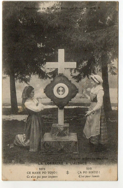 SION - Meurthe & Moselle - CPA 54 - La Lorraine et l' Alsace - Croix