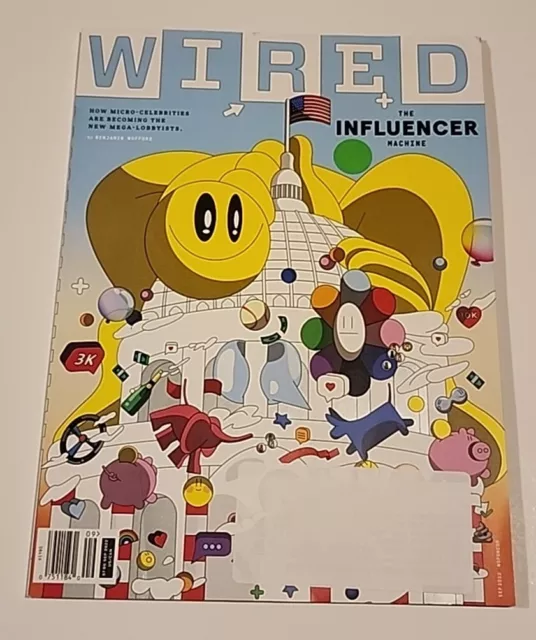 Wired Magazine September 2022 "The Influencer Machine" - Pre-owned