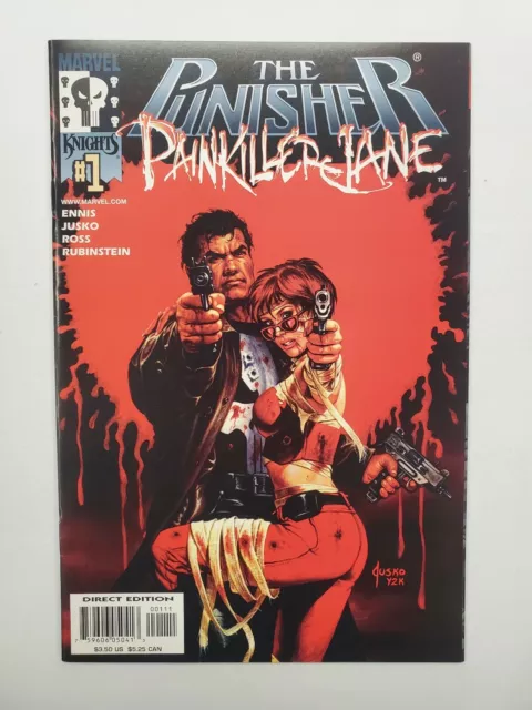 The Punisher Painkiller Jane (2001 Marvel) #1 Garth Ennis, Joe Jusko Cover!