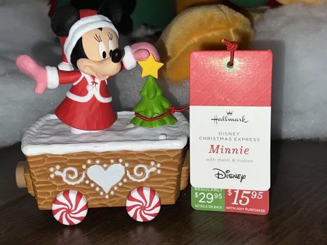 HALLMARK 2016 Disney Christmas Express Train MINNIE MOUSE NWT