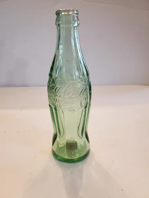 Green Glass 6 1/2 oz. Coca Cola Bottle Alburquerque, New Mexico