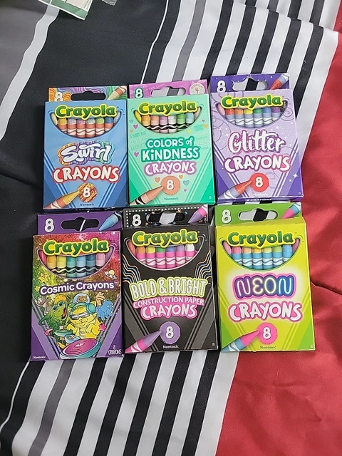 Crayola Glitter Crayons, 8-ct. Boxes