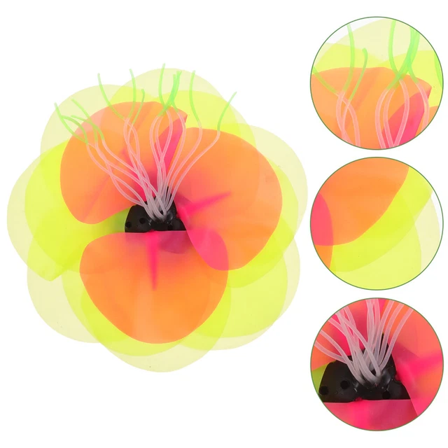 Butterfly Coral Aquatic Plants Fish Tank Decoration Luminous 2
