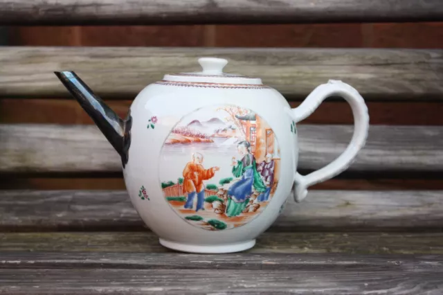 18th Century Chinese Mandarin Teapot Qianlong Period