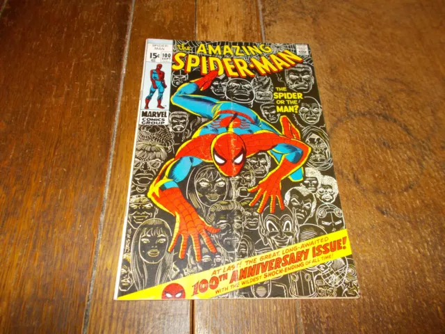 Amazing Spider-Man #100 - Marvel 1971 Bronze Age 15c Lee Kane Romita