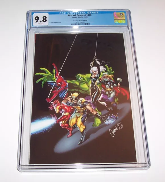 Marvel Comics #1000 (2019) - J Scott Campbell Virgin Variant - CGC NM/MT 9.8