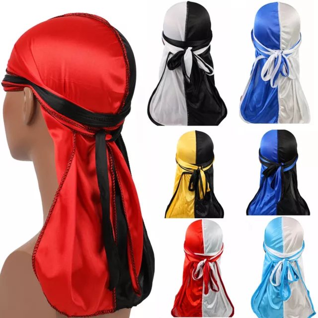 Foulard DURAG en Satin - Bandana Bandeau Turban Chapeau Coiffe - Unisexe