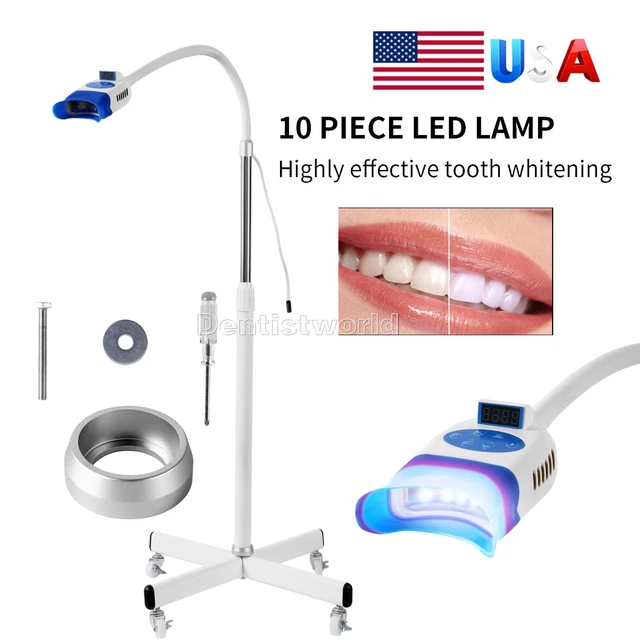 DENTAL MOBILE TEETH Whitening Machine Lamp Bleaching FanCooled 10blue