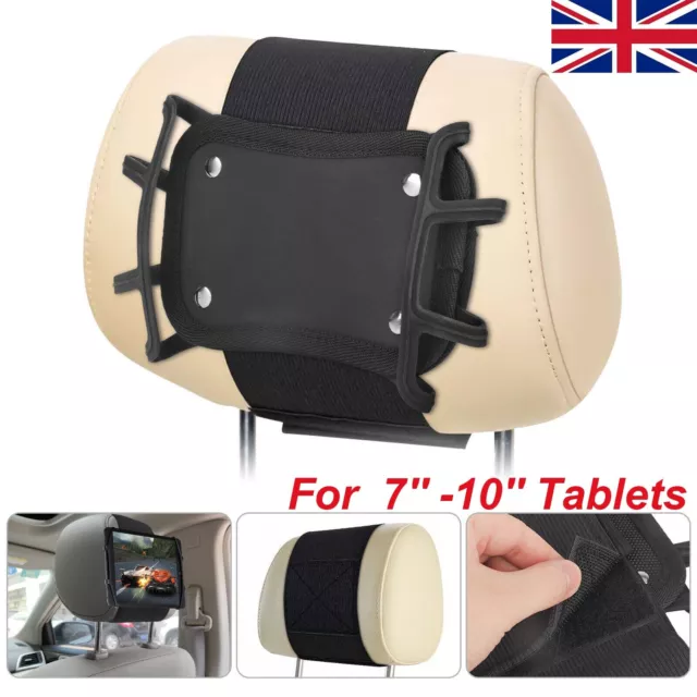 Universal Car Back Seat Headrest Holder Mount Stand for iPad Tablet Phone UK