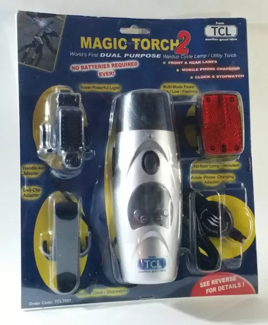 TCL Magic Torch2 Dual Purpose Windup Cycle Lamp/ Utility Torch