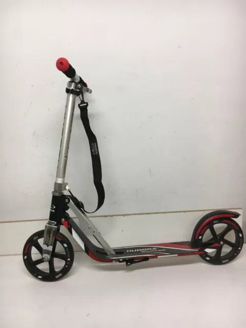 HUDORA BigWheel 205 Scooter - Stabiler Aluminium-Roller - Hoehenjustierbarer