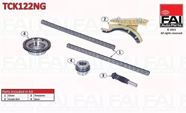 Timing Chain Kit For Ford Focus,Daw,Dbw,C9Dc,C9Da,C9Db Fai Autoparts Tck122Ng 2