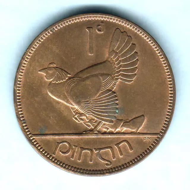 Ireland. 1935 Penny.. UNC - Near Full Lustre 2