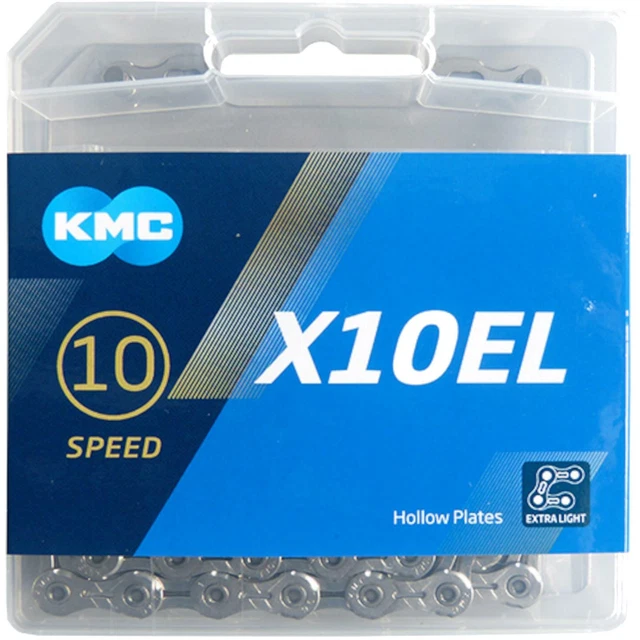 KMC Fahrradkette X10 GREY 114 Glieder - 10-fach Schaltung Kompatibel