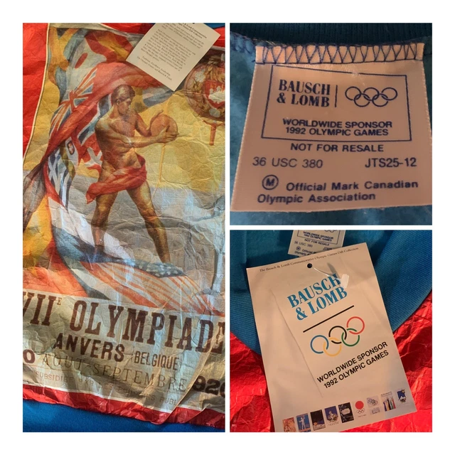 ray ban Olympic Games Jacket sz L/XL made in Canada