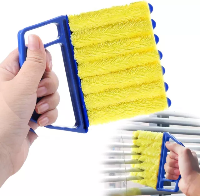 us 7 Removable Slat Handheld Window Blind Shutters Cleaner Brush Duster Tools