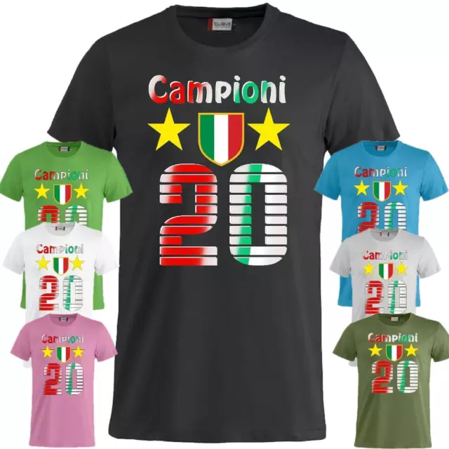 T-shirt Scudetto Calcio Internazionale Campioni D'Italia 20 Scudetti  2024