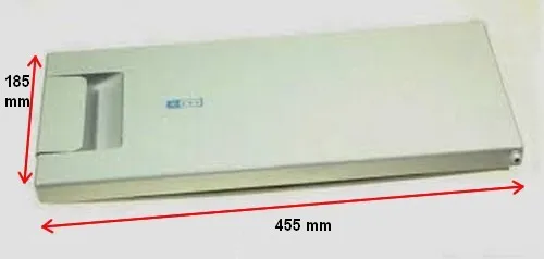 49023308 Portillon porte freezer blanc 185x455 mm réfrigérateur IBERNA ROSIERES
