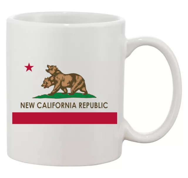 Youth Designz Tasse Kaffeetasse New California Republic Logo USA Hollywood Fun