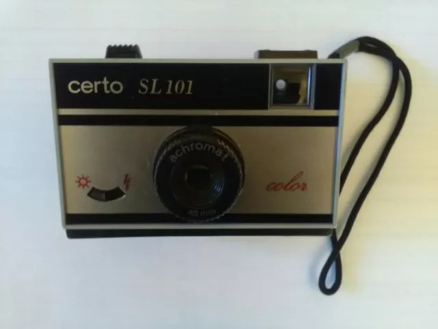 Fotoapparat "Certo SL 101" color, mit Tasche, 70er Jahre, DDR