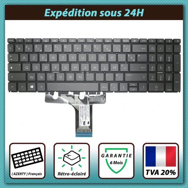 Véritable HP 14S-FQ 14S-DQ Repose-Main Housse Clavier UK Noir M03796