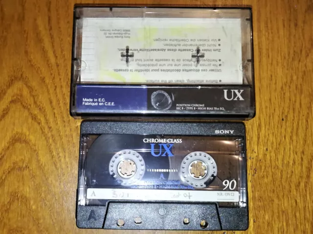 Cassette Audio Sony Ux 90 Occasion Position Chrome