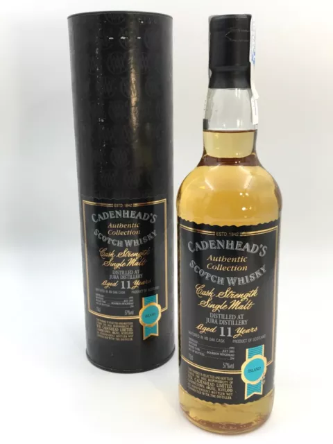 JURA CADENHEAD´S 11 YEARS OLD 1992 SINGLE MALT 70cl. 57% CASK STRENGTH