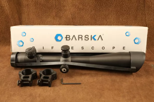 Barska 4-16x50mm IR Mil Dot w/Ring Reticle Sniper Rifle Scope AC11002