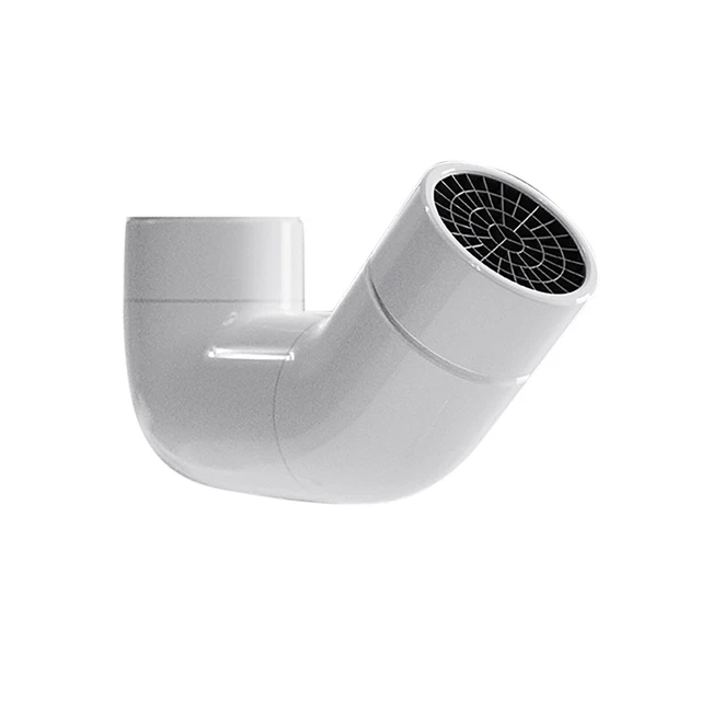 Grifo de fregadero giratorio 720 aireador - Grifo filtro anti-salpicaduras (blanco puro)