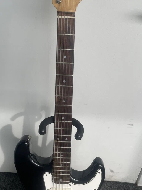 Squier ll by Fender Stratocaster Electric Guitar, Black 3