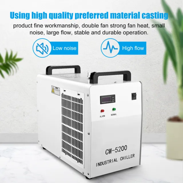 FDA Monport 6L CW-5200 Industrial Water Chiller for 60W-150W CO2 Laser Engraver