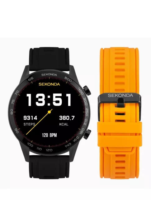 Sekonda Mens Active Plus Smart Watch Gift Set Brand New RRP £99.99 Model 30179