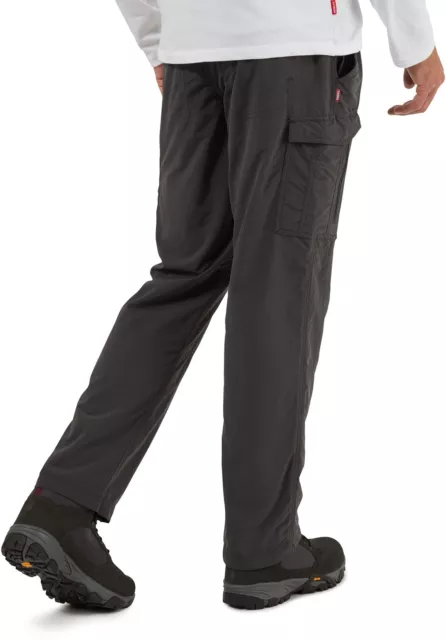 Craghoppers Mens Nosilife Cargo II (Extra Long) Walking Trousers Outdoor - Black 2