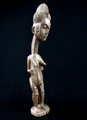 Art Africain African Tribal Arte - Ancienne Statue Kulango Koulango - 48,5 Cms 3
