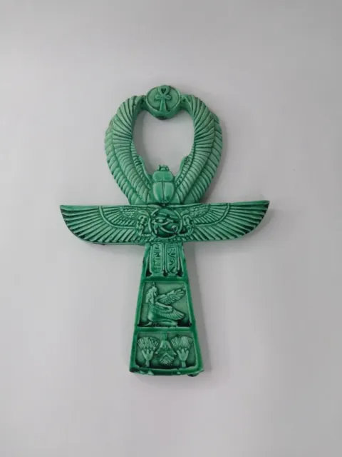 RARE ANTIQUE ANCIENT EGYPTIAN Ankh Key of Life & Eye of Horus Protection Symbol