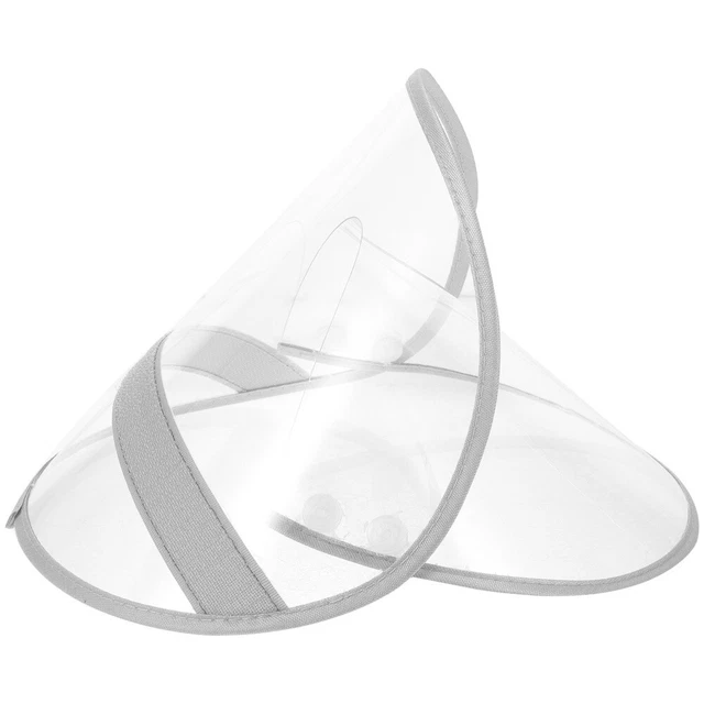 Cappello impermeabile scudo cappello trasparente tesa poncho protezione viso impermeabile