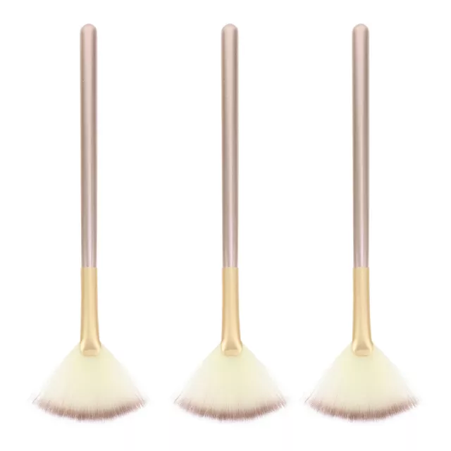 Cepillos de ventilador para ventilador de maquillaje cepillo de maquillaje cepillo facial acrílico aplicador
