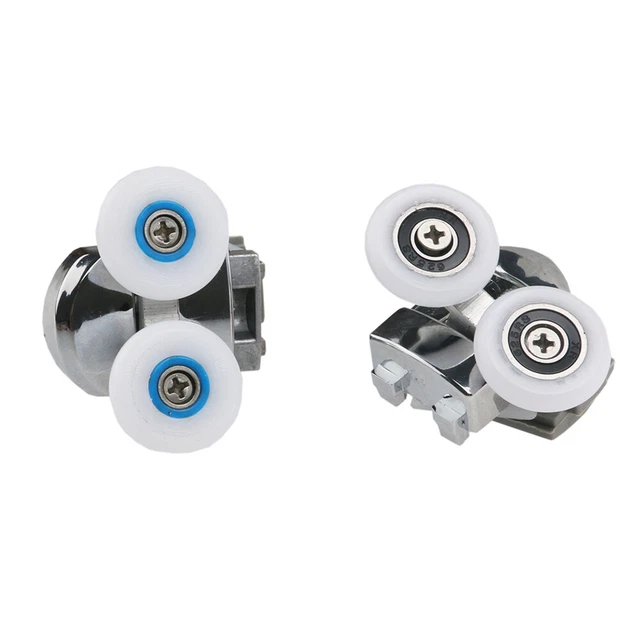 Un paio di rulli inferiori diametro ruota 25 mm ricambio doccia porta scorrevole corsa