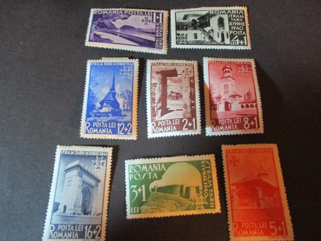 Romania #B127-34  Mint Hinged    DWPhilatelic (2/23)