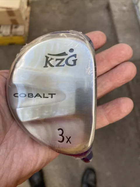 KZG Cobalt 3X Wood RARE New NOS in Plastic Still !!! WOW.  ( BLACK)