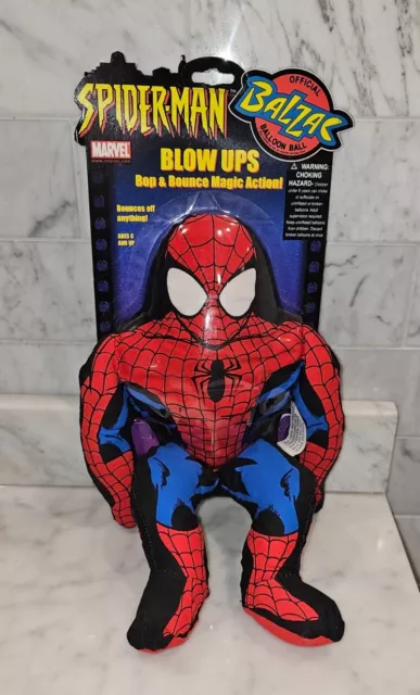 2002 Marvel Spider-Man Balzac Blow-Ups Balloon Ball Catpro NEW SEALED FREE SHIP