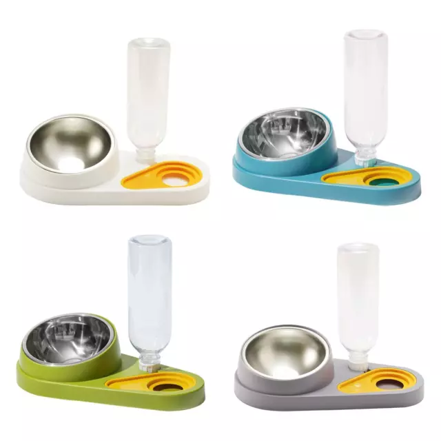 Mangeoire pour chien chat et distributeur d'eau automatique Gamelle en acier