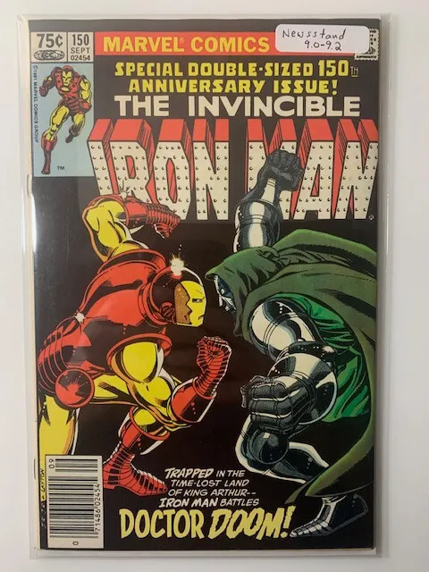 Invincible Iron Man #150 VF/NM 9.0 Newsstand! Classic Doctor Doom!