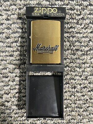 Zippo Lighter Marshall Amplification Vintage Collectible Rare Brass Brand New 