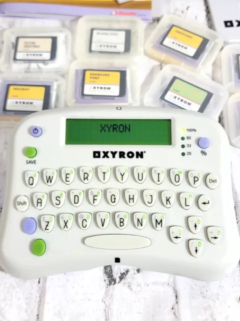 Xyron Design Runner 47839 Sticker Maker Laminator with Cartridges and Manual