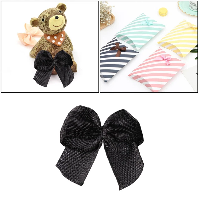 100 Pcs Baby Shower Cats Black Bows Girl Hair Bows Accessories 2