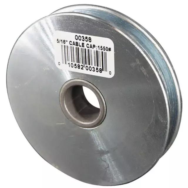 GRAINGER APPROVED 4JX63 Sheave,Wire Rope,1550 lb.